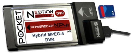 NEOTION POCKETd DVR Powered by NP4+ Hybrid MPEG-4 DVR