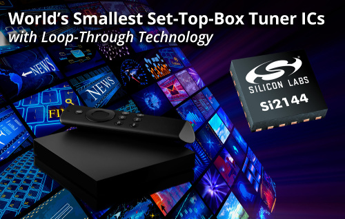 World's smallest set-top box tuners