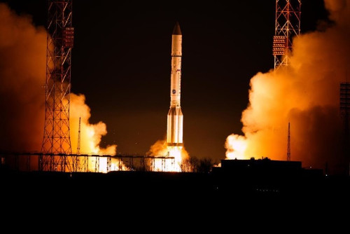 EUTELSAT 9B launch - Photo courtesy of International Launch Services (ILS)