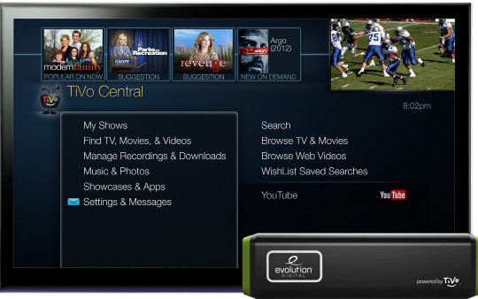 Evolution Digital IP Hybrid STB Powered by TiVo Inc