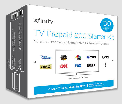 Xfinity prepaid starter kit
