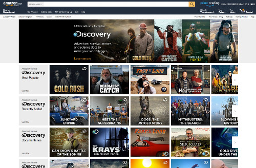Amazon Prime - Discovery Live TV