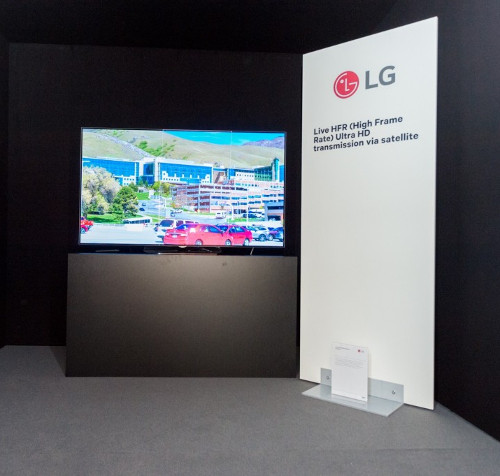 LG-Astra Live High Frame Rate (HFR) demo at SES