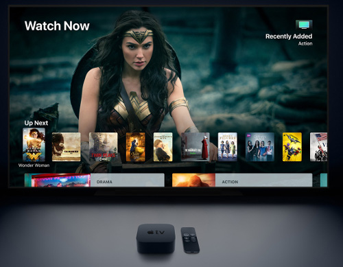Apple TV 4K delivers a stunning cinematic experience at home, along with an incredible selection of 4K HDR content on iTunes, Netflix and more