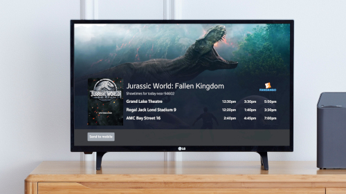 Fandango Comcast Voice Activated Movie Ticketing