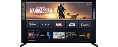 Disney+ home screen on Connected TV (Spain)