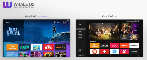 The ZEASN WhaleOS Smart TV OS combined with ACCESS’ NetFront™ Browser BE
