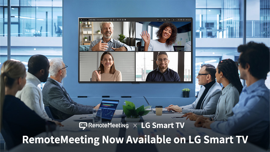 RemoteMeeting on LG Smart TVs