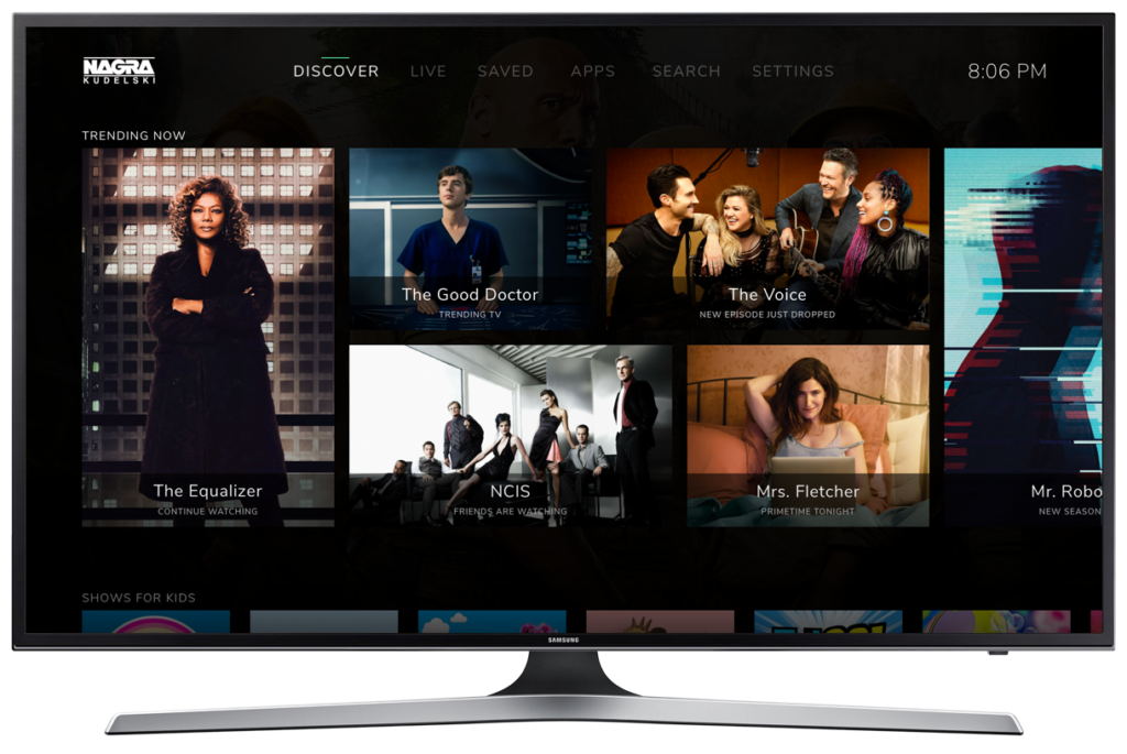 Content discovery powered by Ncanto within the NAGRA OpenTV Platform