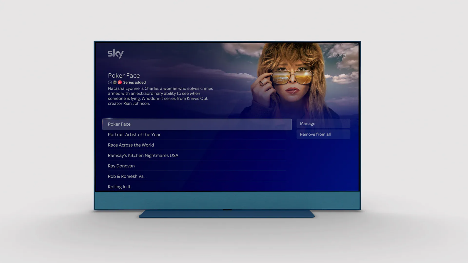 Sky Entertainment OS screenshot 2