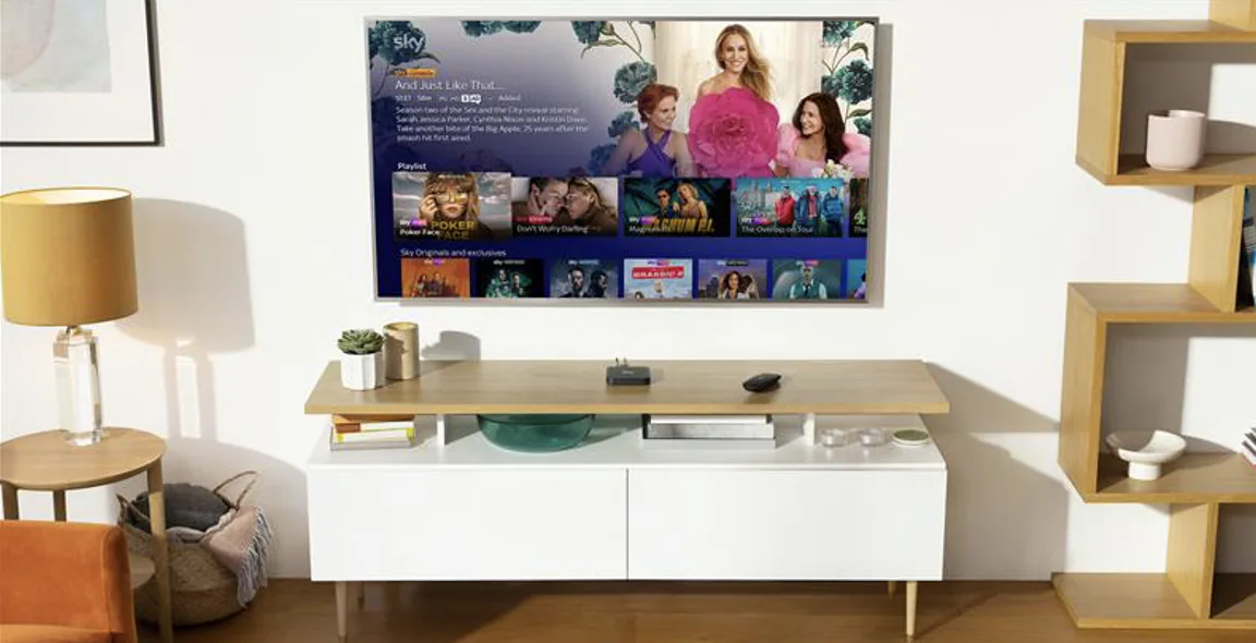 Sky Stream in living room - PR image