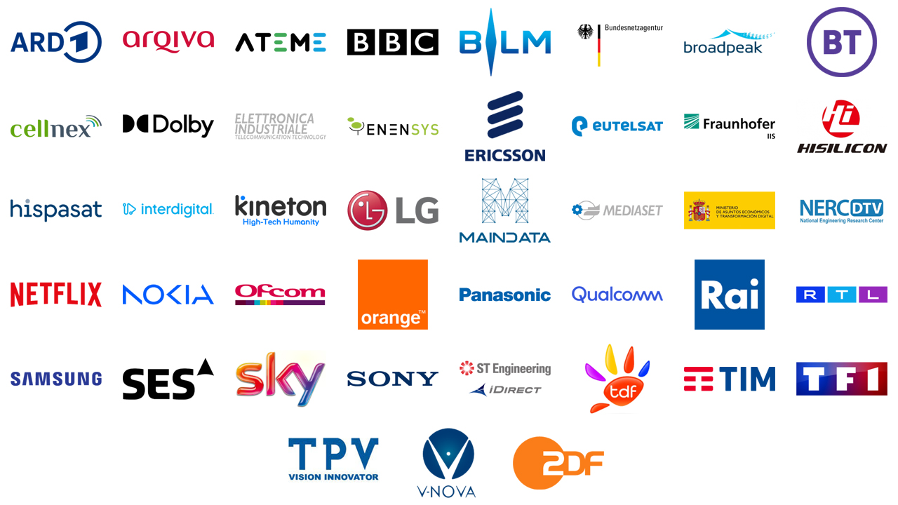DVB Steering Board member logos