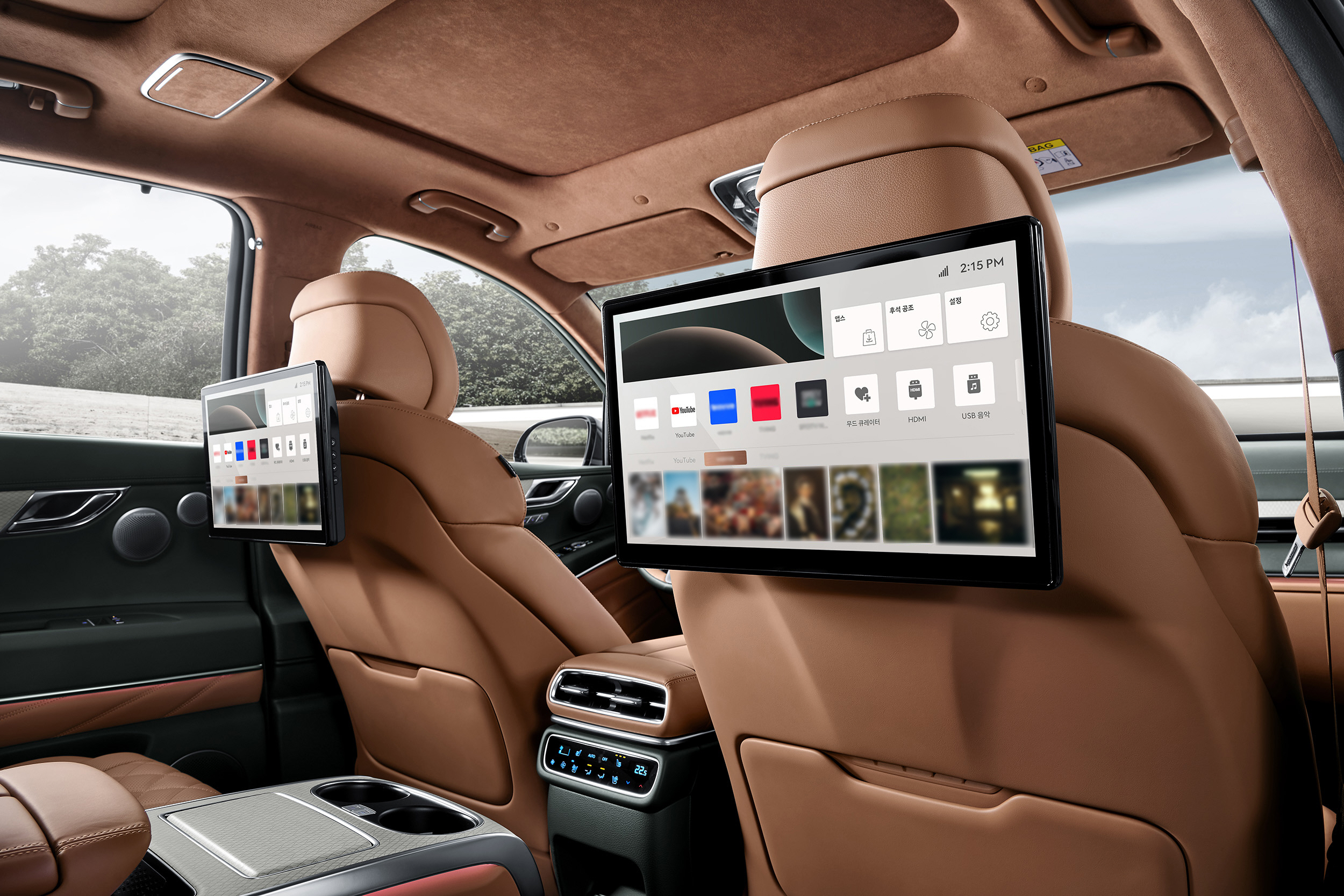 LG Electronics automotive webOS content platform - PR image