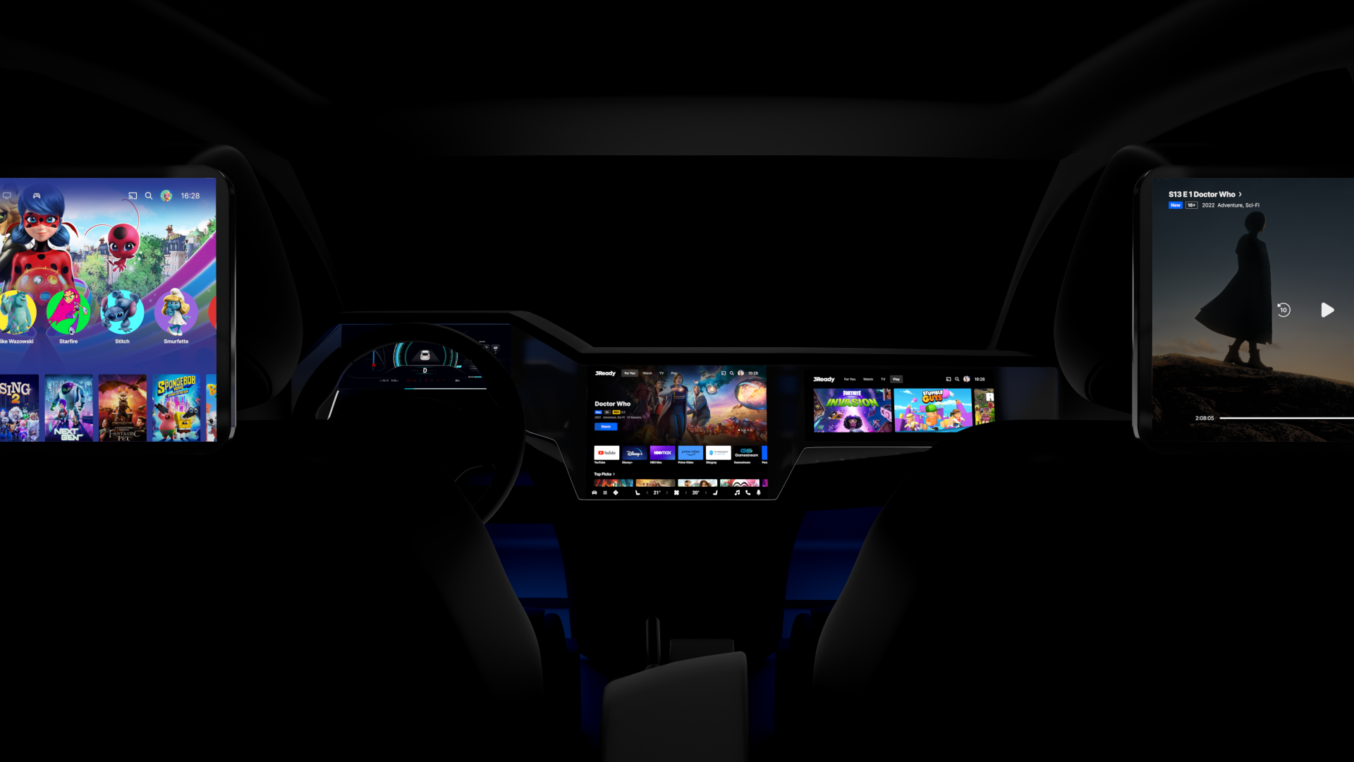 3SS-Bosch in-vehicle entertainment - PR image