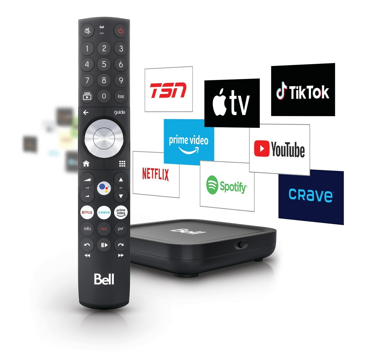 Bell Canada: Bell Fibe TV - PR graphic