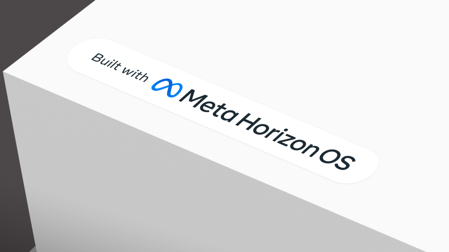 Image showing a box labeled 'Built with Meta Horizon OS'