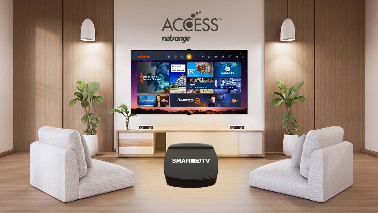 SmarDTV-ACCESS puck with content store - PR image